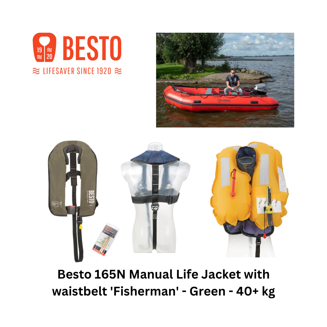 Besto Fisherman 165N Manual Life Jacket with Waistbelt