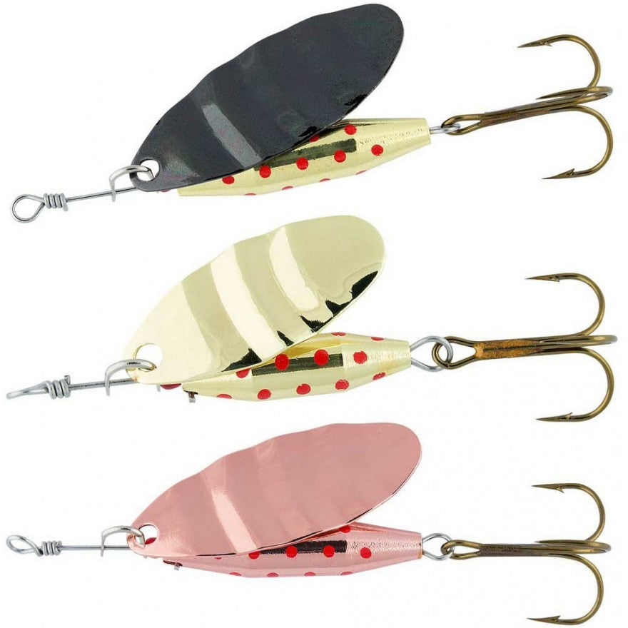 Abu Garcia 3 Pack Classic Reflex Spinner Assortment