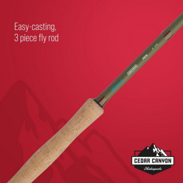 Shakespeare Cedar Canyon Stream Fly Kit - Fishing Rod & Reel Combos