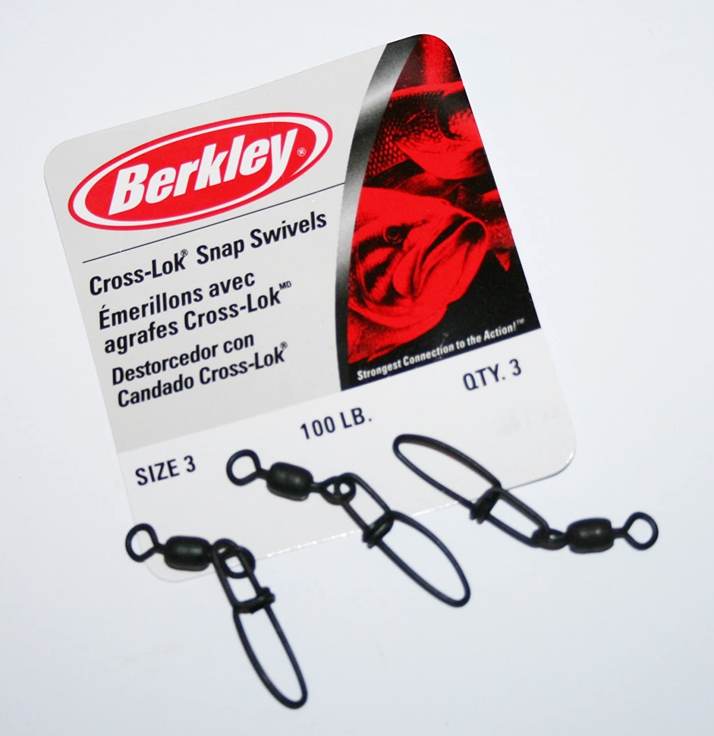 Berkley McMahon Cross-Lock Snaps/Swivels