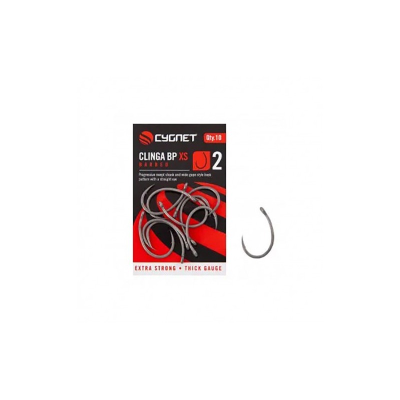 Cygnet Short Shank Barbed Fishing Hooks