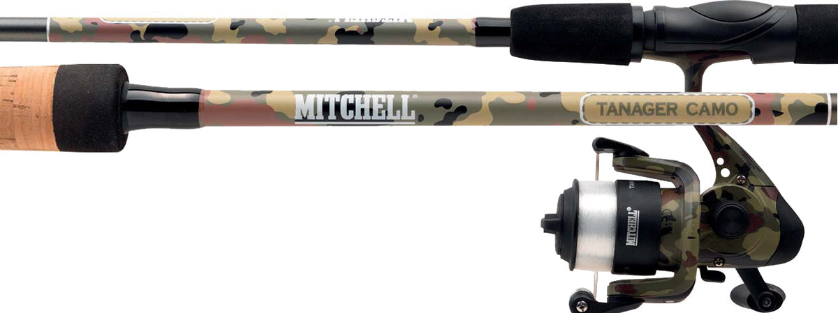 Mitchell® Tanager Camo Spinning Combo 9ft – Anglers World