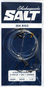You added <b><u>Shakespeare SALT 6 Flapper Rig 2-Hook 1 Up/1 Down</u></b> to your cart.