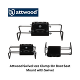 Attwood Swivl-eze Clamp-On Boat Seat Mount with Swivel
