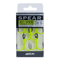 BKK Spear 21-UVC Treble Hooks