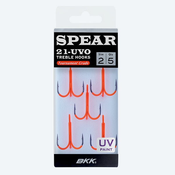 BKK Spear 21 UVO Treble Hooks