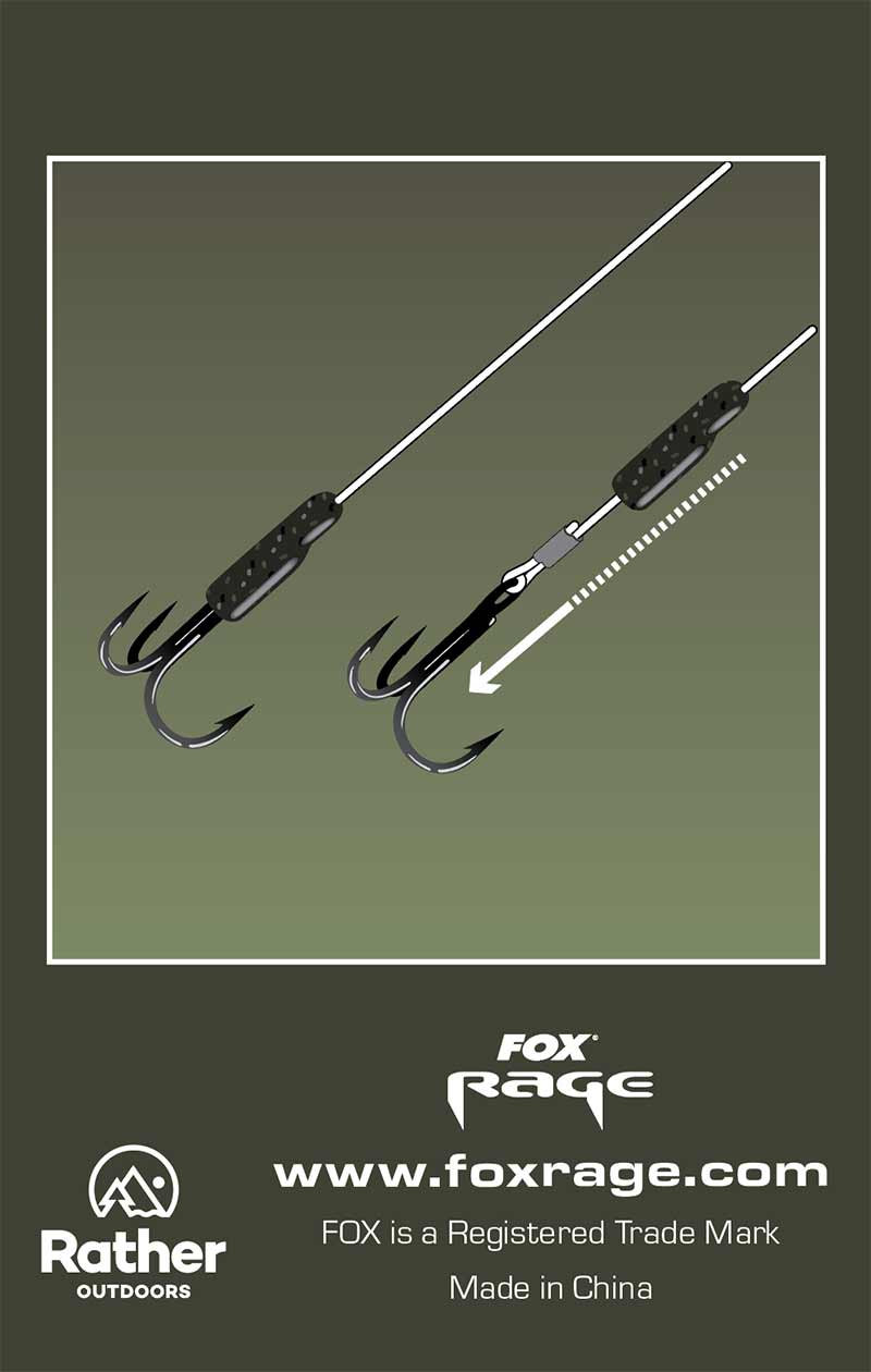 Fox Rage Predator Camo Treble Hook Sleeves