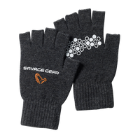 Savage Gear Knitted Half Finger Gloves - Fishing Gloves