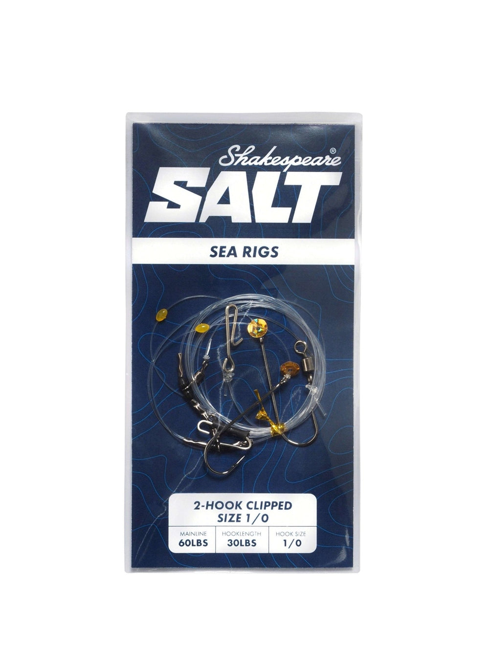 Shakespeare SALT Rig 2 Hook Clipped - Sea Fishing Rigs
