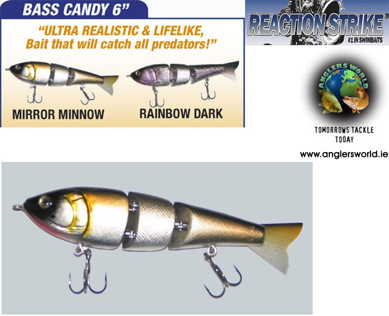 Reaction Strike Bass Candy 6" Lure
