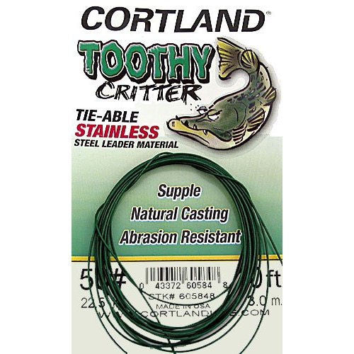 Cortland Toothy Critter 'Tie-Able' Wire Leader