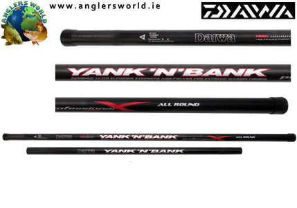 You added <b><u>New Daiwa Yank n Bank Pro-X 11m Pole</u></b> to your cart.