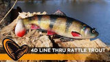 4D Line Thru Rattle Trout - BIG PIKE PROMO - Predator Lures