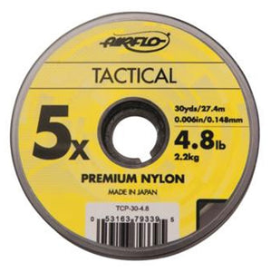 You added <b><u>Airflo Tactical Co-Polymer Leader Tippet 30yds</u></b> to your cart.