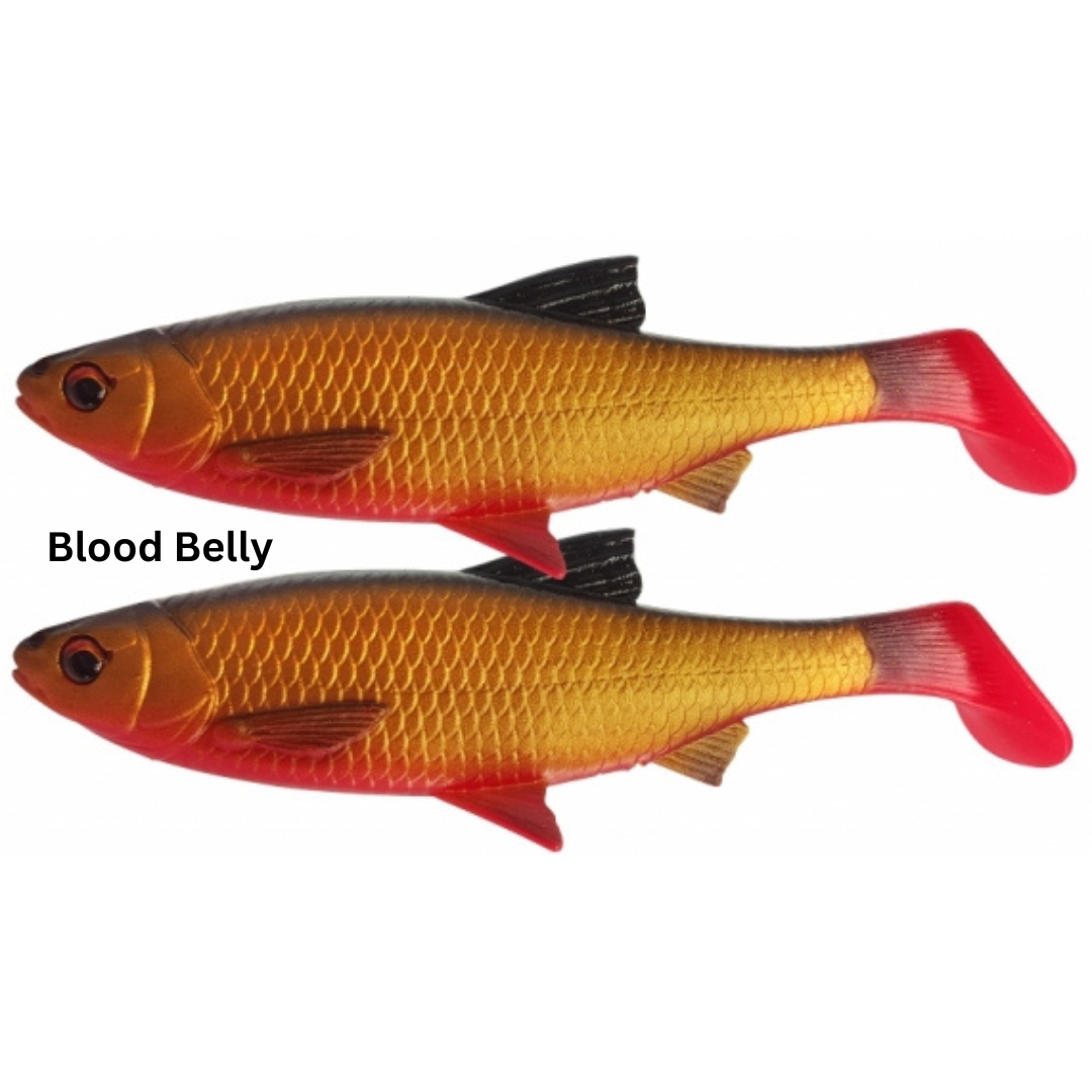 3D River Roach Paddle Tail - BIG PIKE PROMO - Predator Lures