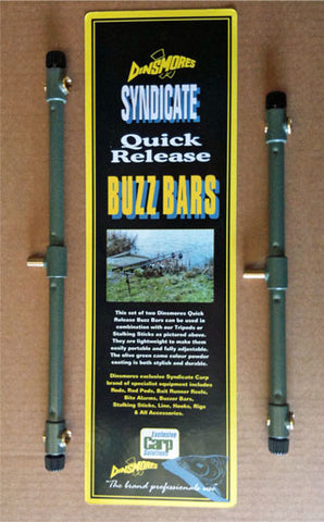 Dinsmores Syndicate Quick Release Buzzer Bars - 2 Rod (Pair)