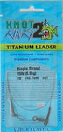 KNOT 2 KINKY PRE-MADE TITANIUM LEADERS