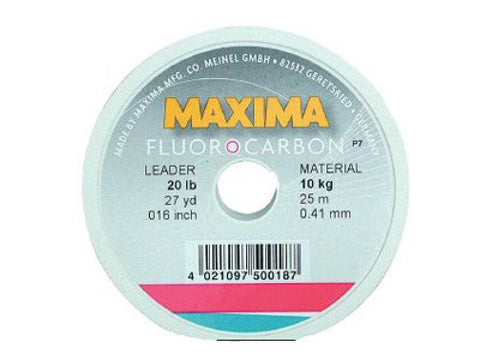 Maxima Fluorocarbon Leader Tippet 25m