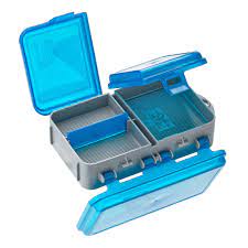 Plano Double Sided Tackle Box Adjustable Dividers Blue/Silver