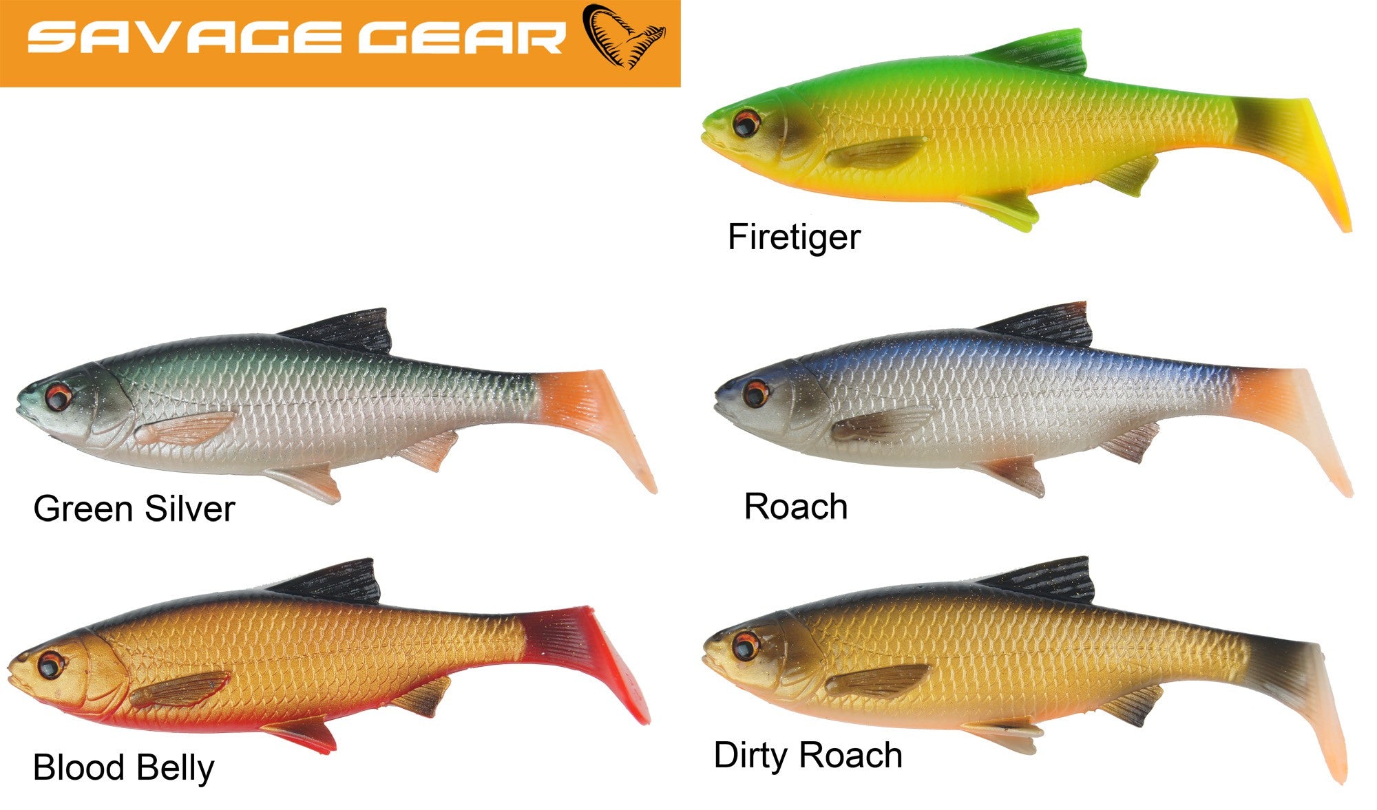Savage Gear 3D River Roach Paddle Tail