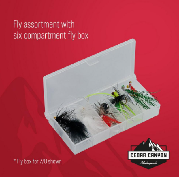Shakespeare Cedar Canyon Stream Fly Kit - Fishing Rod & Reel