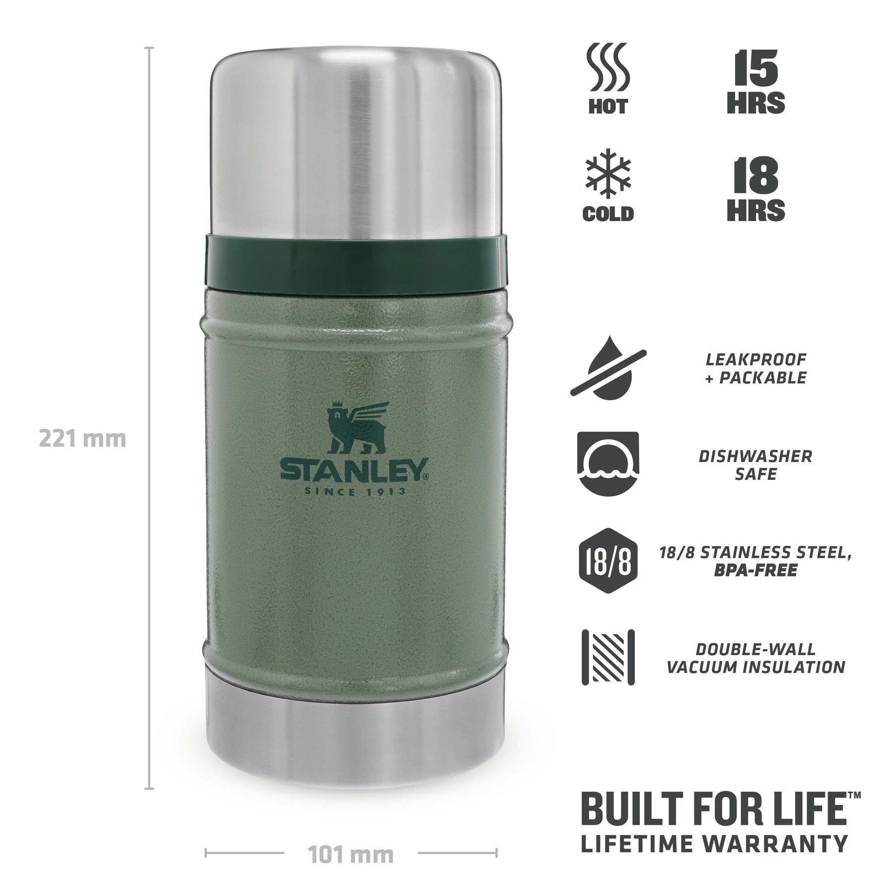 Stanley Legendary Classic Vacuum Flask / Food Jar 0.7 L