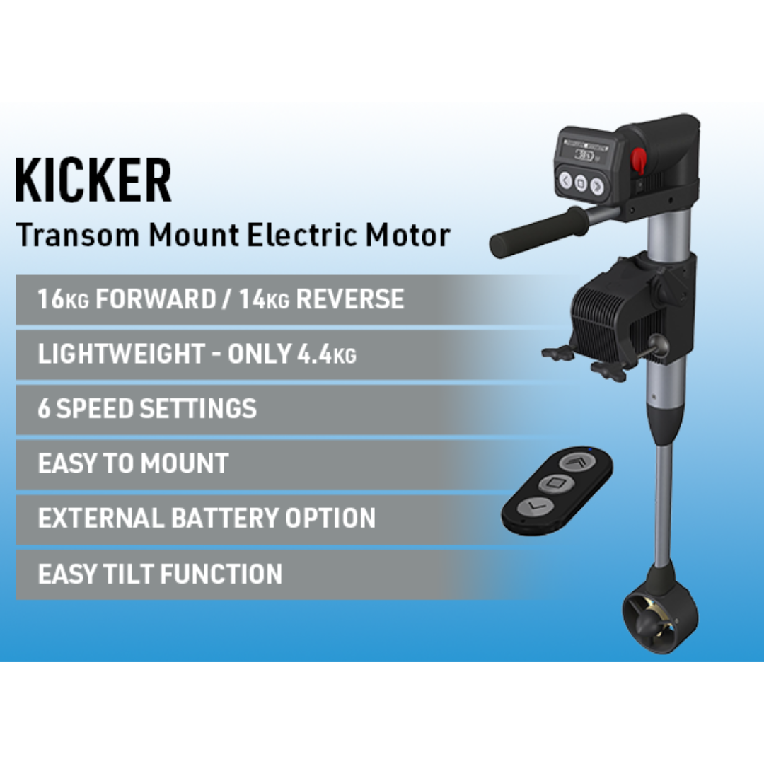 ThrustMe Kicker - Transom Mount Electric Motor