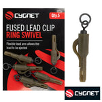 Cygnet Fused Lead Clip Ring Swivel