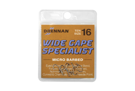 You added <b><u>Drennan Wide Gape Specialist Micro Barbed</u></b> to your cart.
