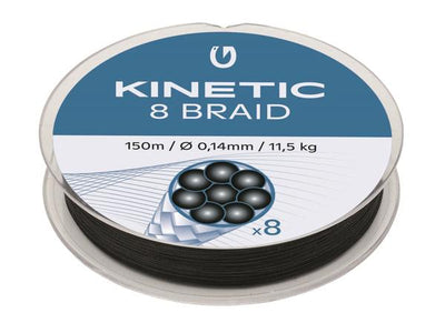 You added <b><u>Kinetic 8 Braid 150m</u></b> to your cart.