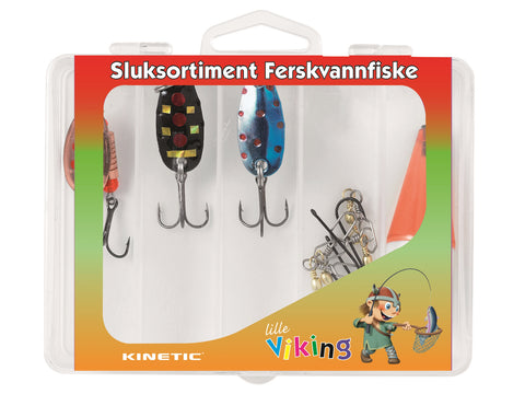 Kinetic Little Viking Go Fishing Lure Box for Kids - Children's Fishing Lures