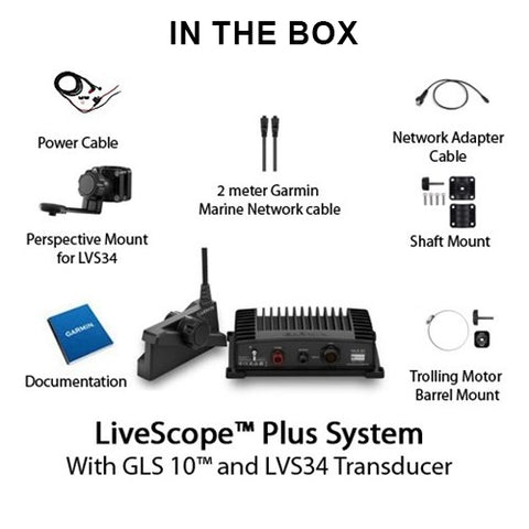 Garmin Panoptix LiveScope Plus System with GLS 10 & LVS34
