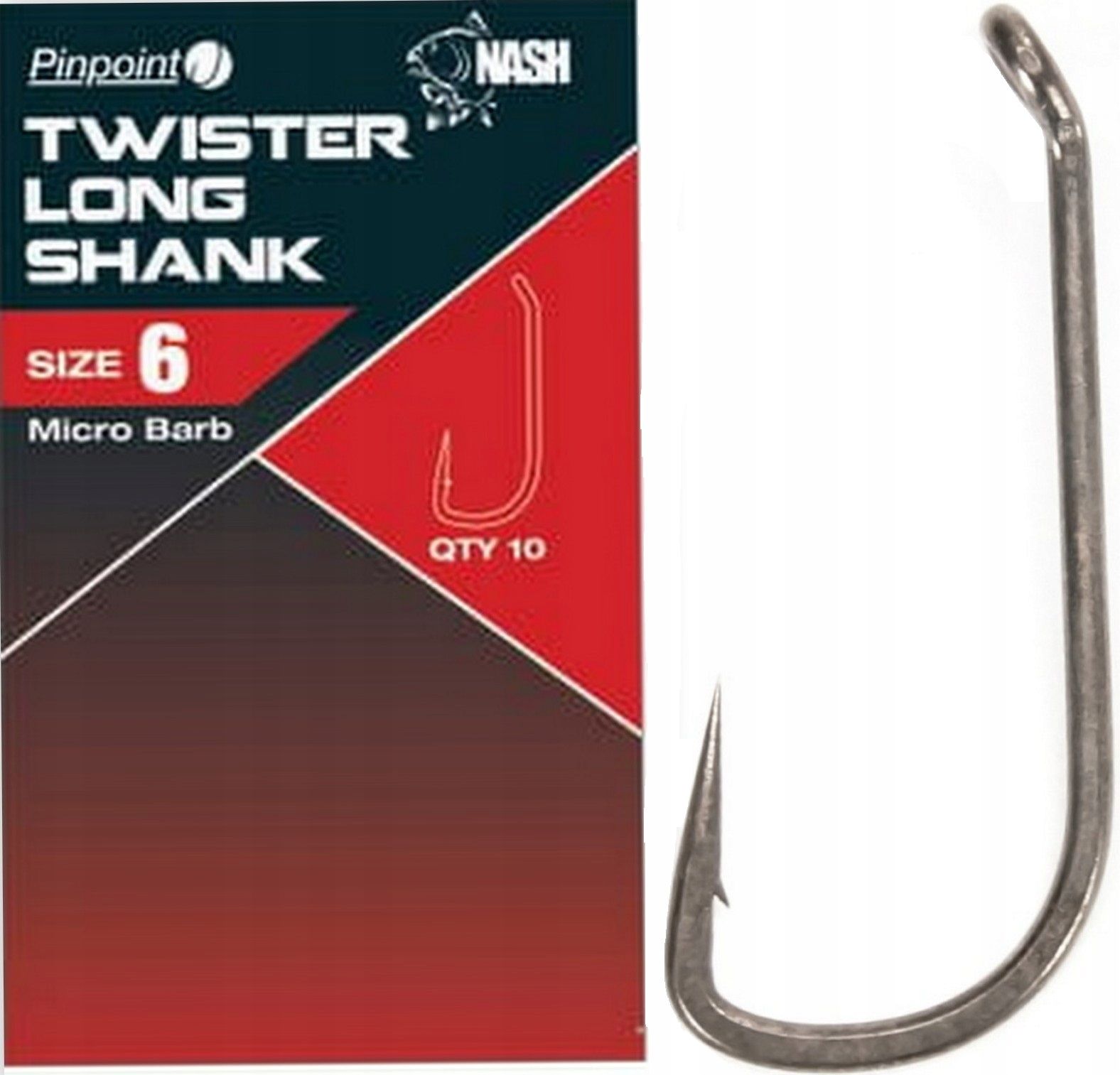 Nash Twister Long Shank Hooks