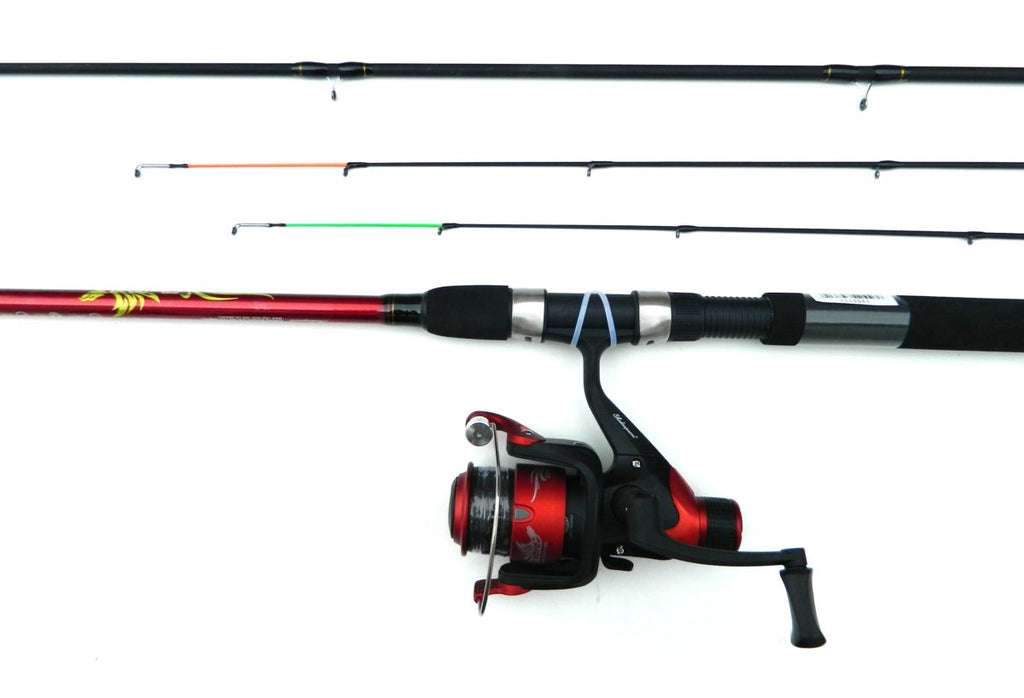 Shakespeare Firebird 2-Piece Spin Combo Rod and Reel - Black/Red